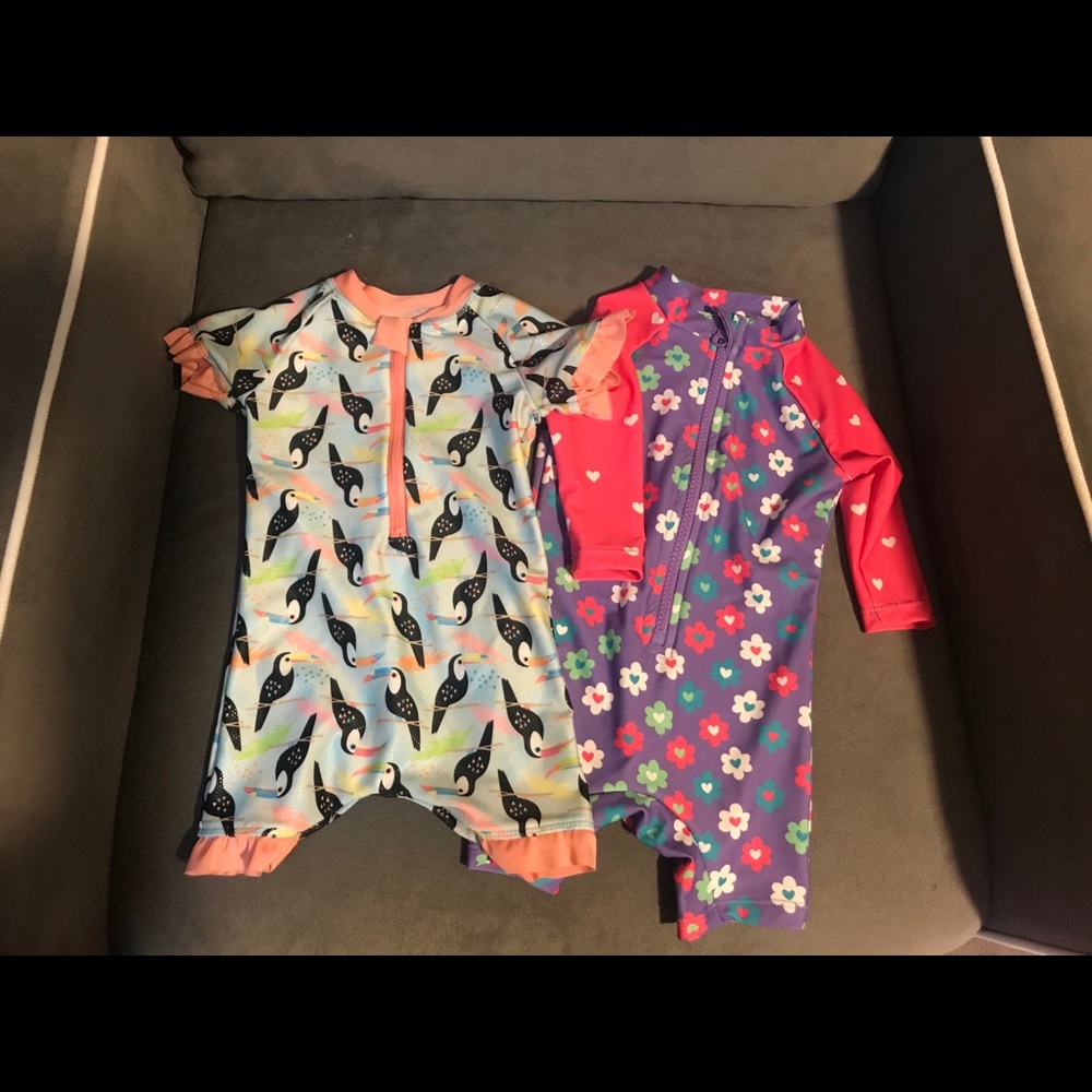 Bathing suit bundle (with hats)